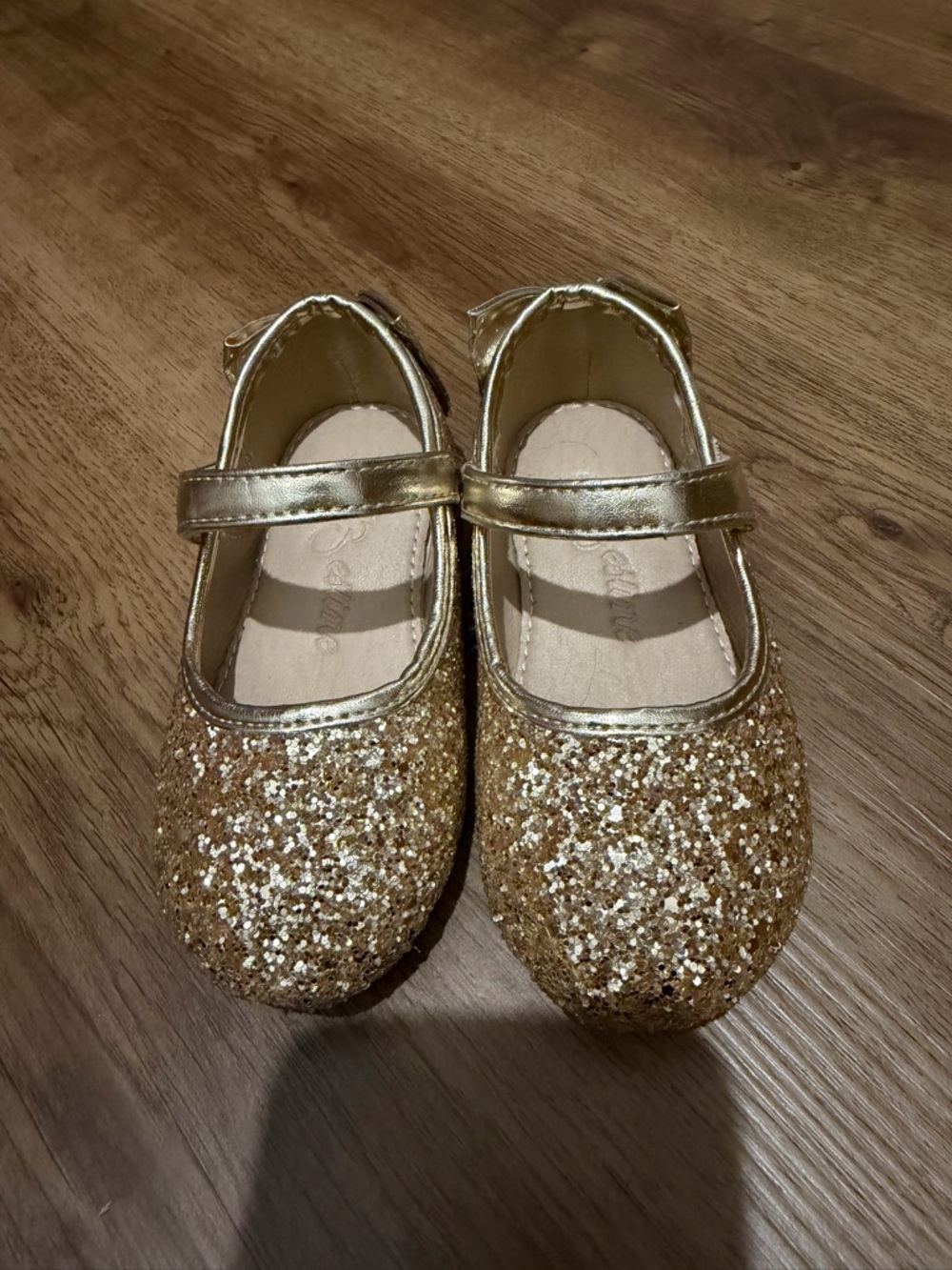 Girls' Sparkle Mary Jane Dress Shoes in Gold